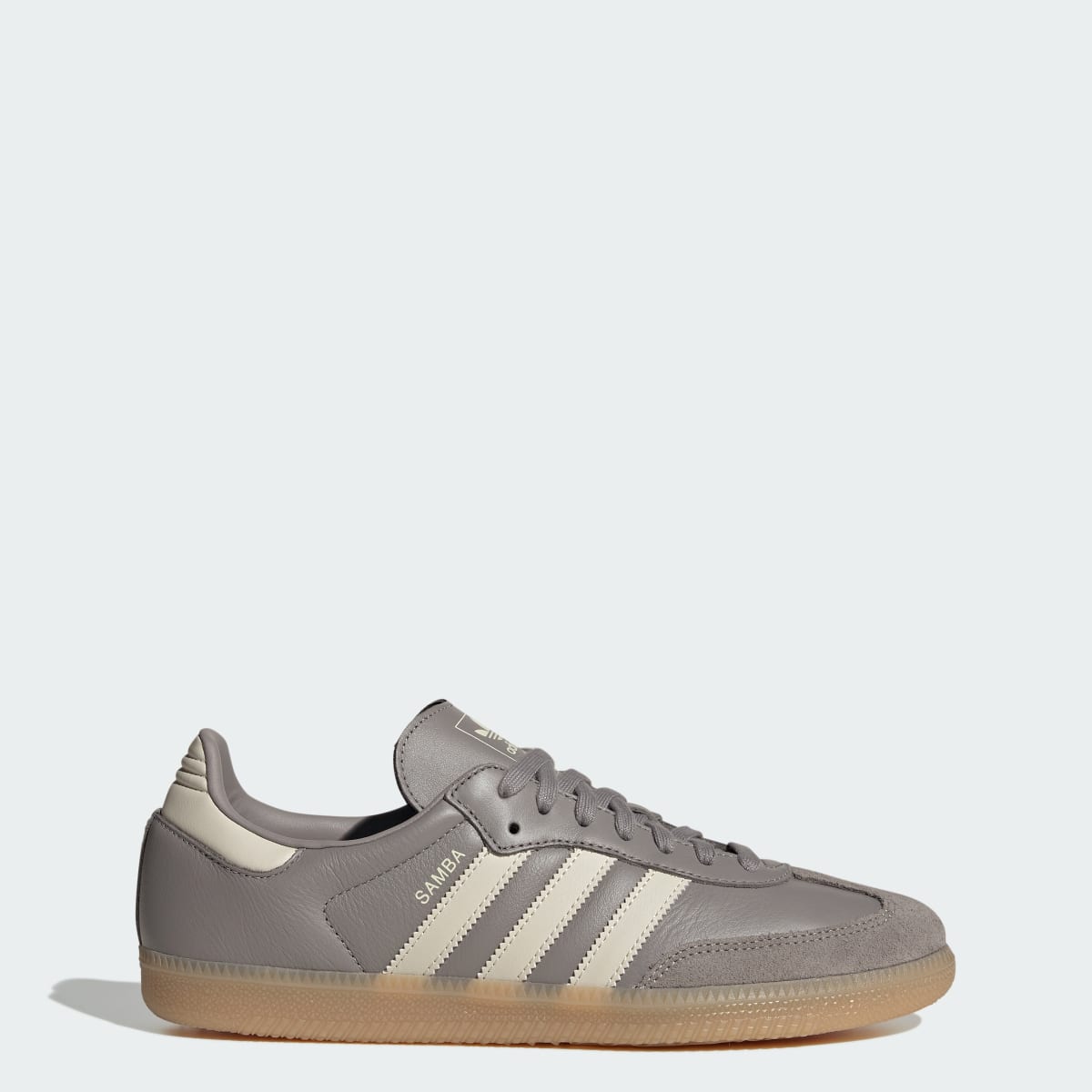 Tenis casuales para hombre color gris y goma - vista 1