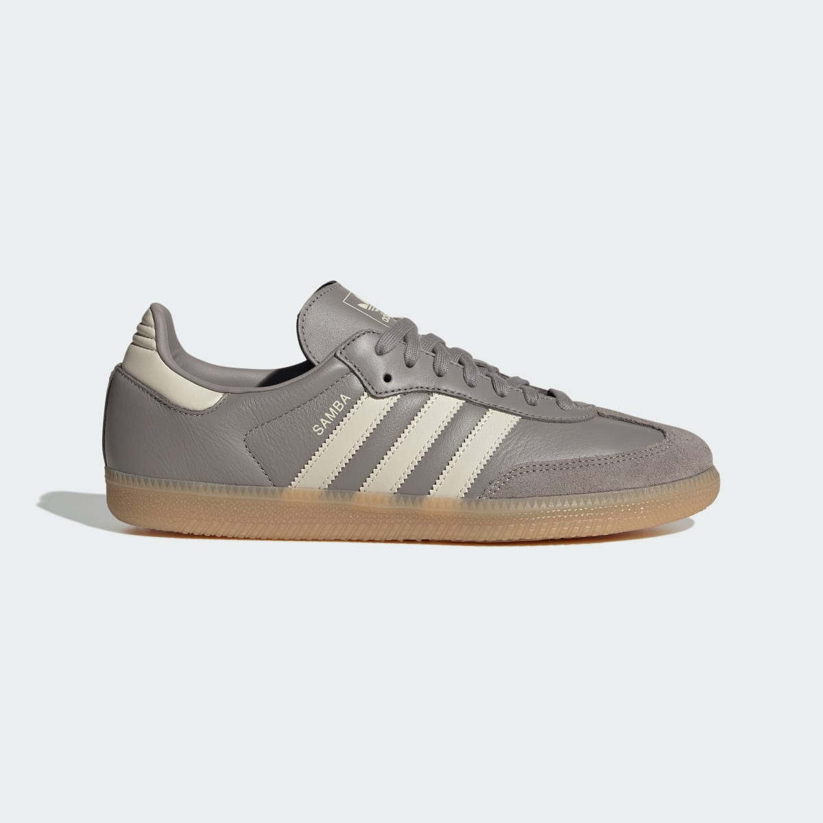 Tenis casuales para hombre color gris y goma - vista 2