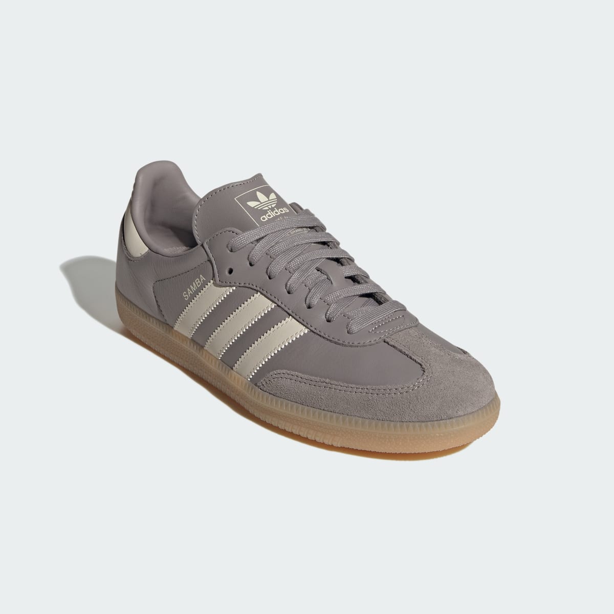 Tenis casuales para hombre color gris y goma - vista 5