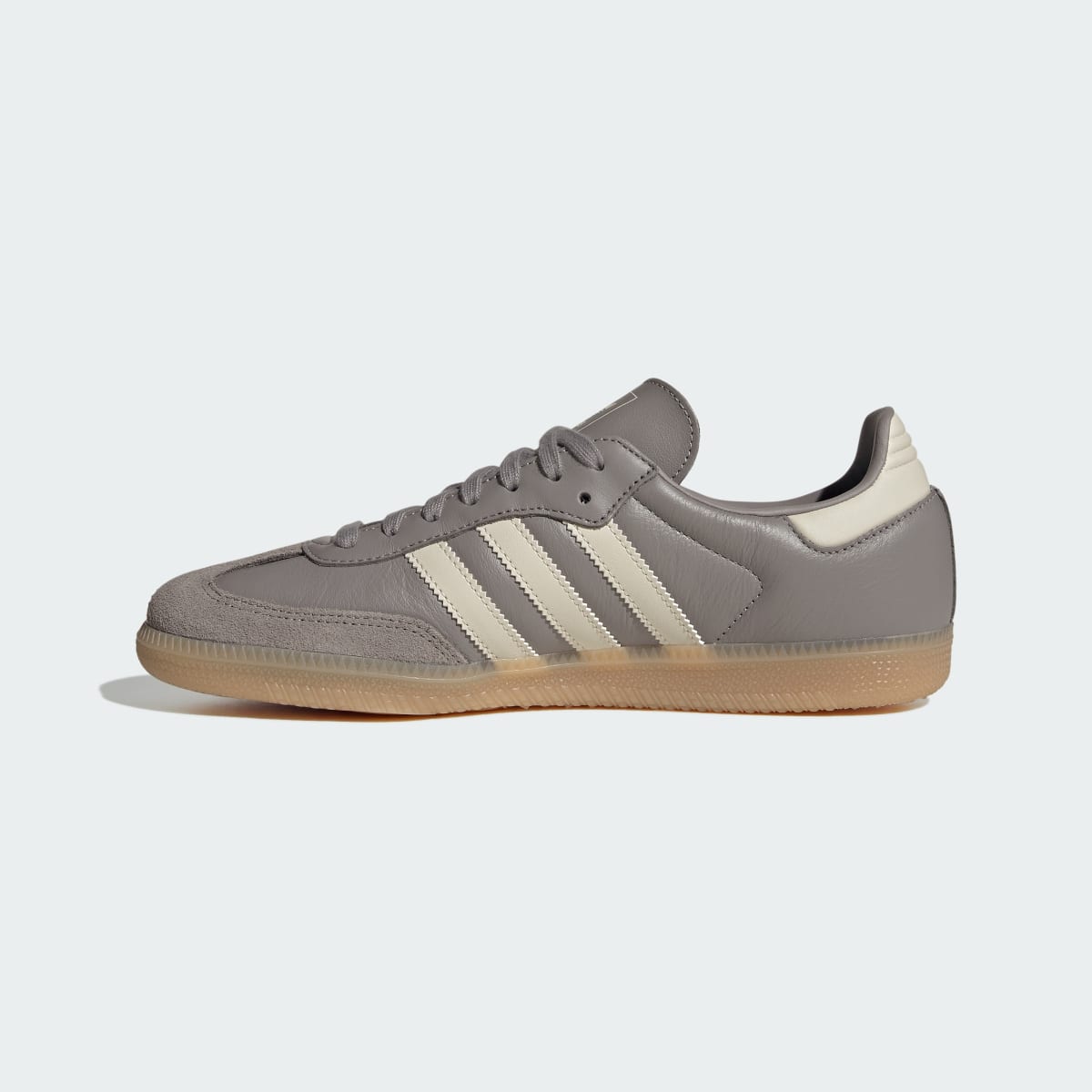Tenis casuales para hombre color gris y goma - vista 7