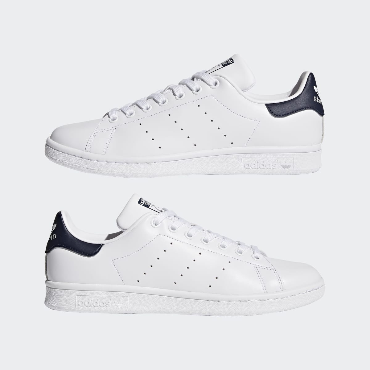 Tenis casuales para hombre color blanco y azul - vista 7