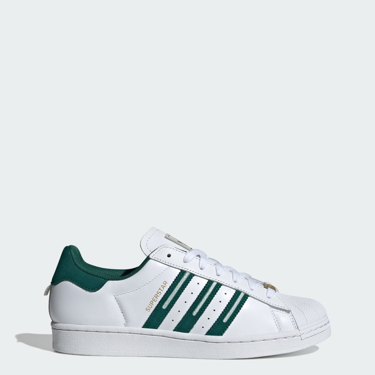 Tenis casuales para hombre color blanco y verde - vista 1