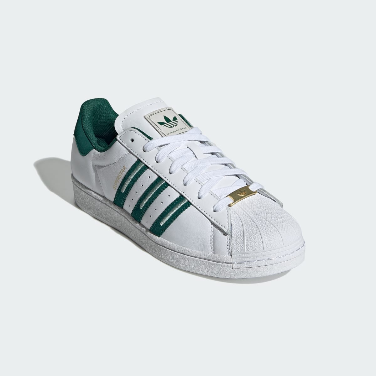 Tenis casuales para hombre color blanco y verde - vista 5
