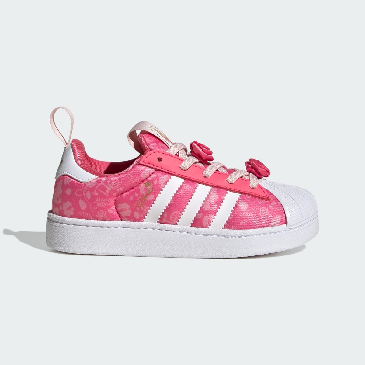 Tenis casuales para niños color rosa y blanco - vista 2