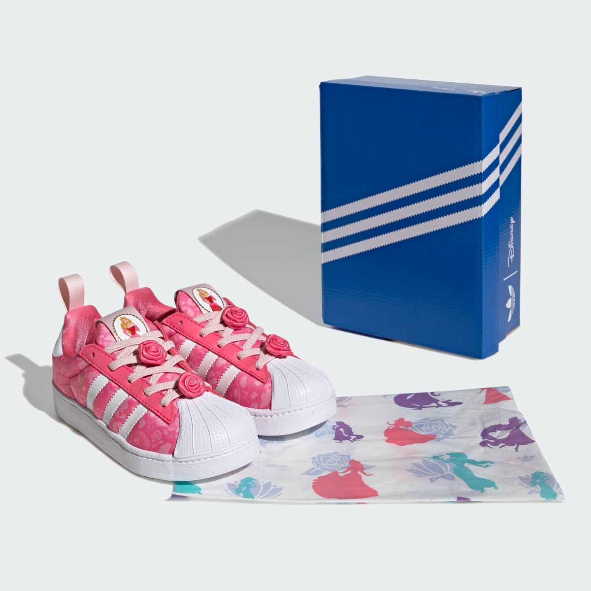 Tenis casuales para niños color rosa y blanco - vista 8