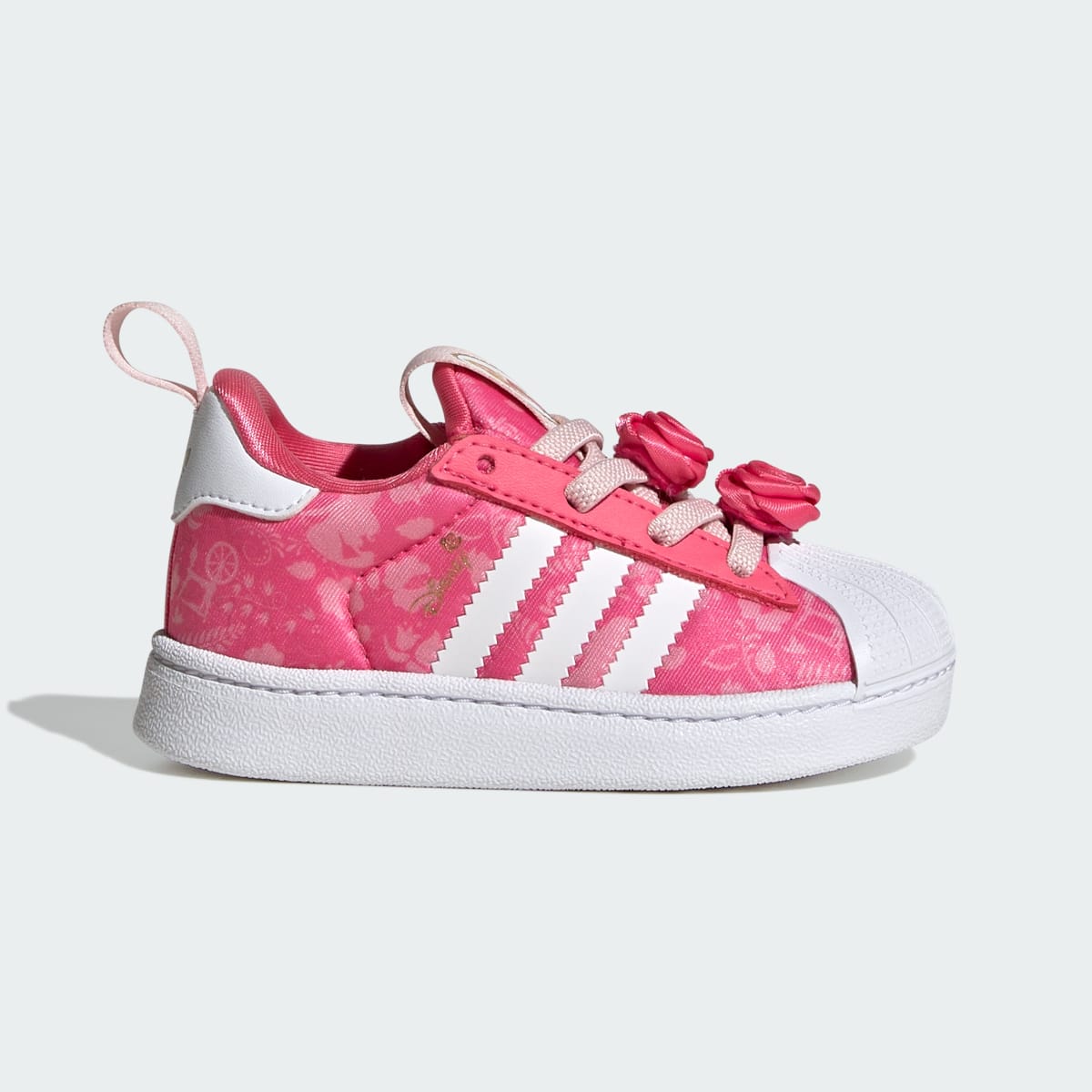 Tenis casuales para niños color rosa y blanco - vista 2