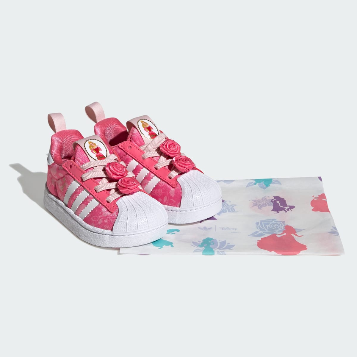 Tenis casuales para niños color rosa y blanco - vista 8