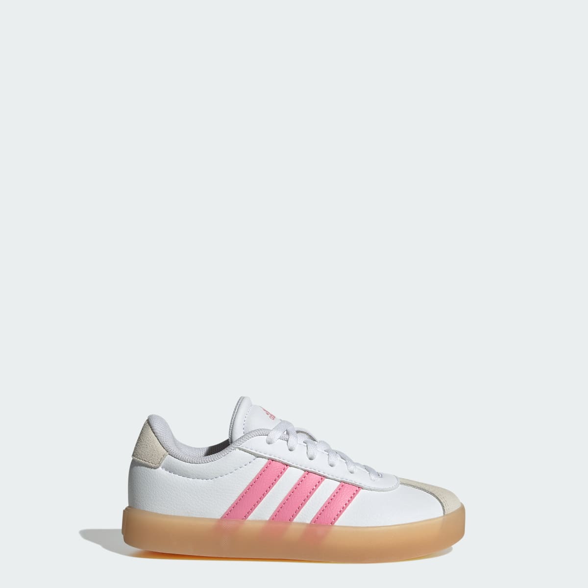 Tenis casuales para niños color blanco y rosa - vista 1