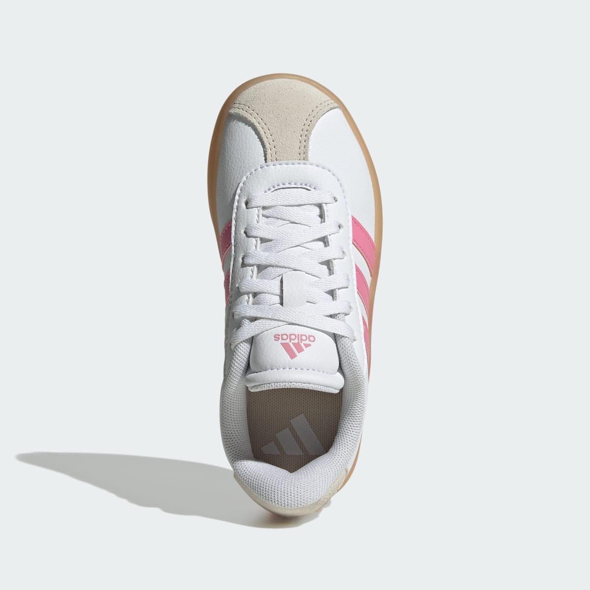 Tenis casuales para niños color blanco y rosa - vista 3