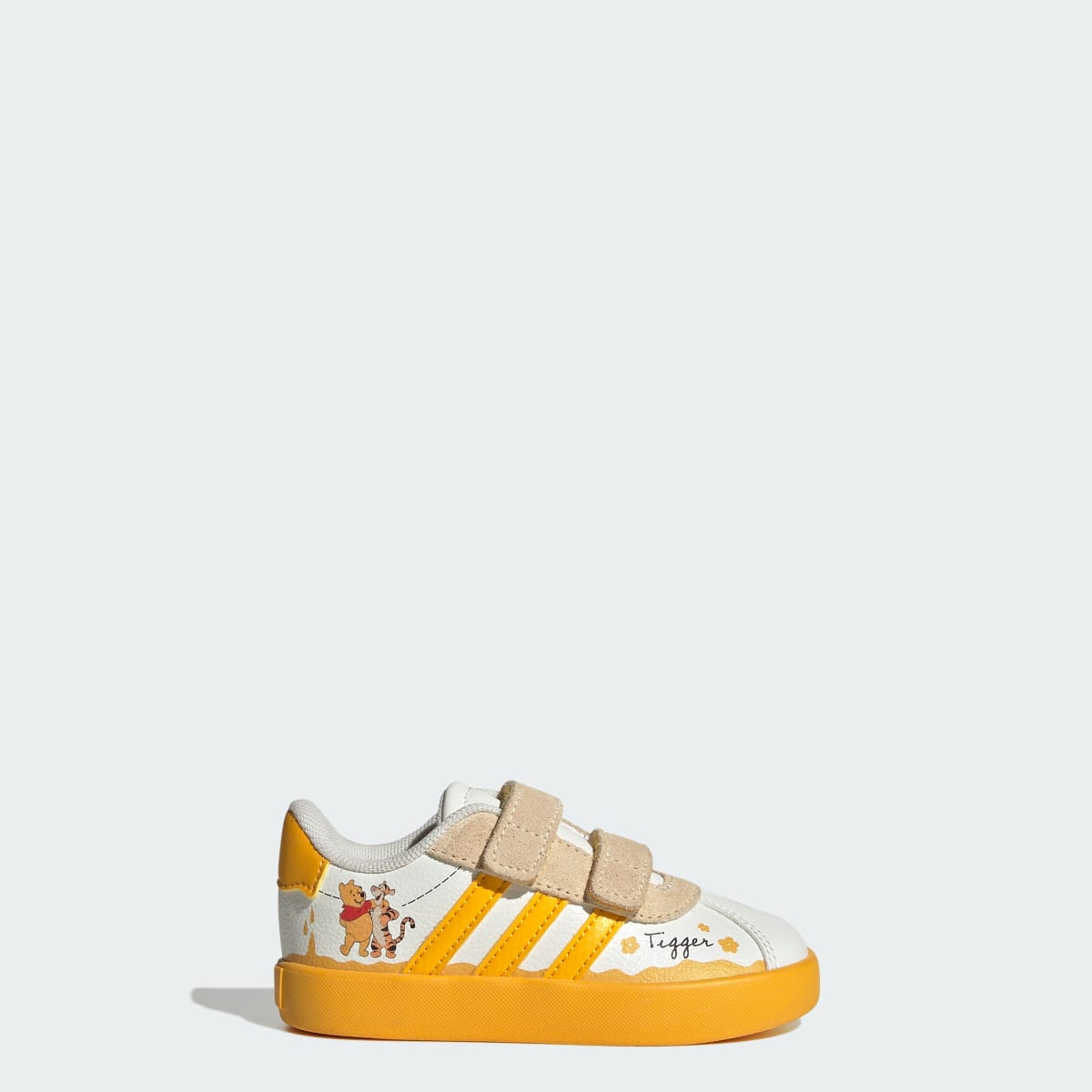 Tenis casuales para niños color blanco y amarillo - vista 1
