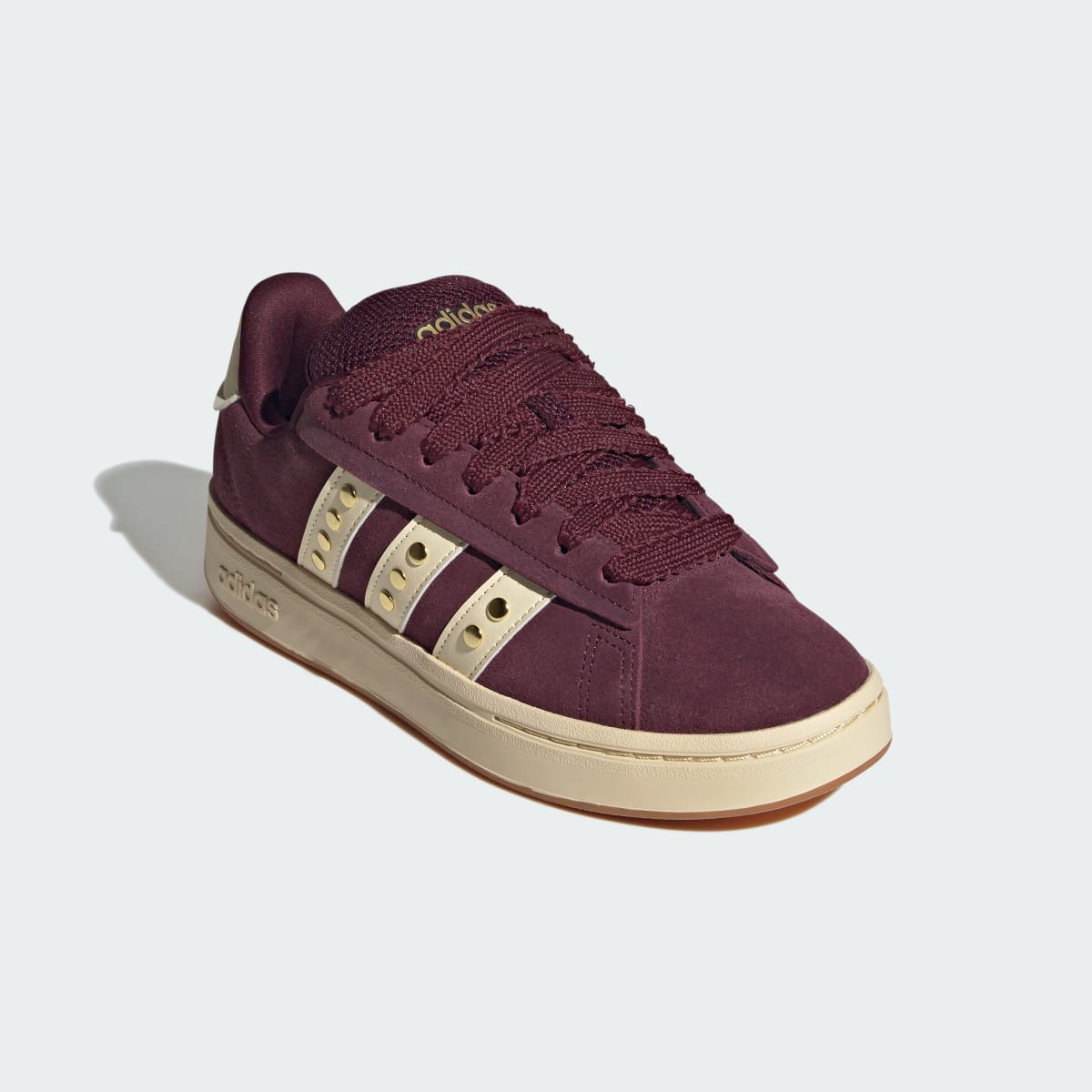 Tenis casuales para mujer color granate y vainilla - vista 5