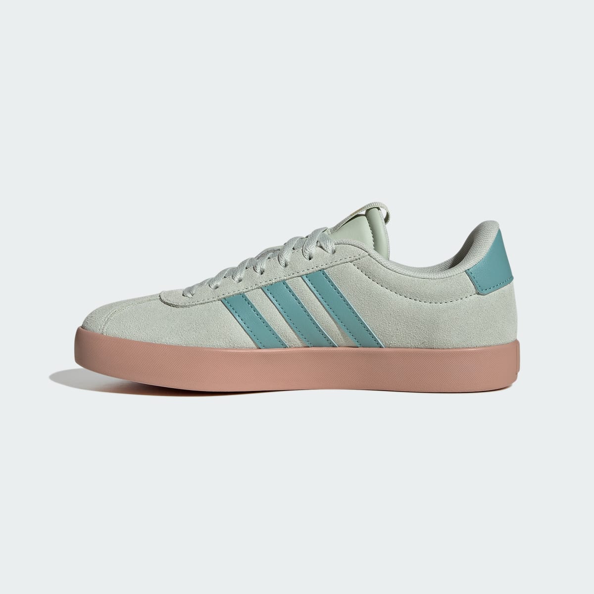 Tenis casuales para mujer color verde y dorado - vista 7