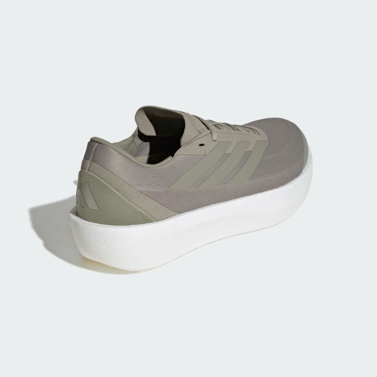 Tenis de running para hombre color plateado y verde - vista 6