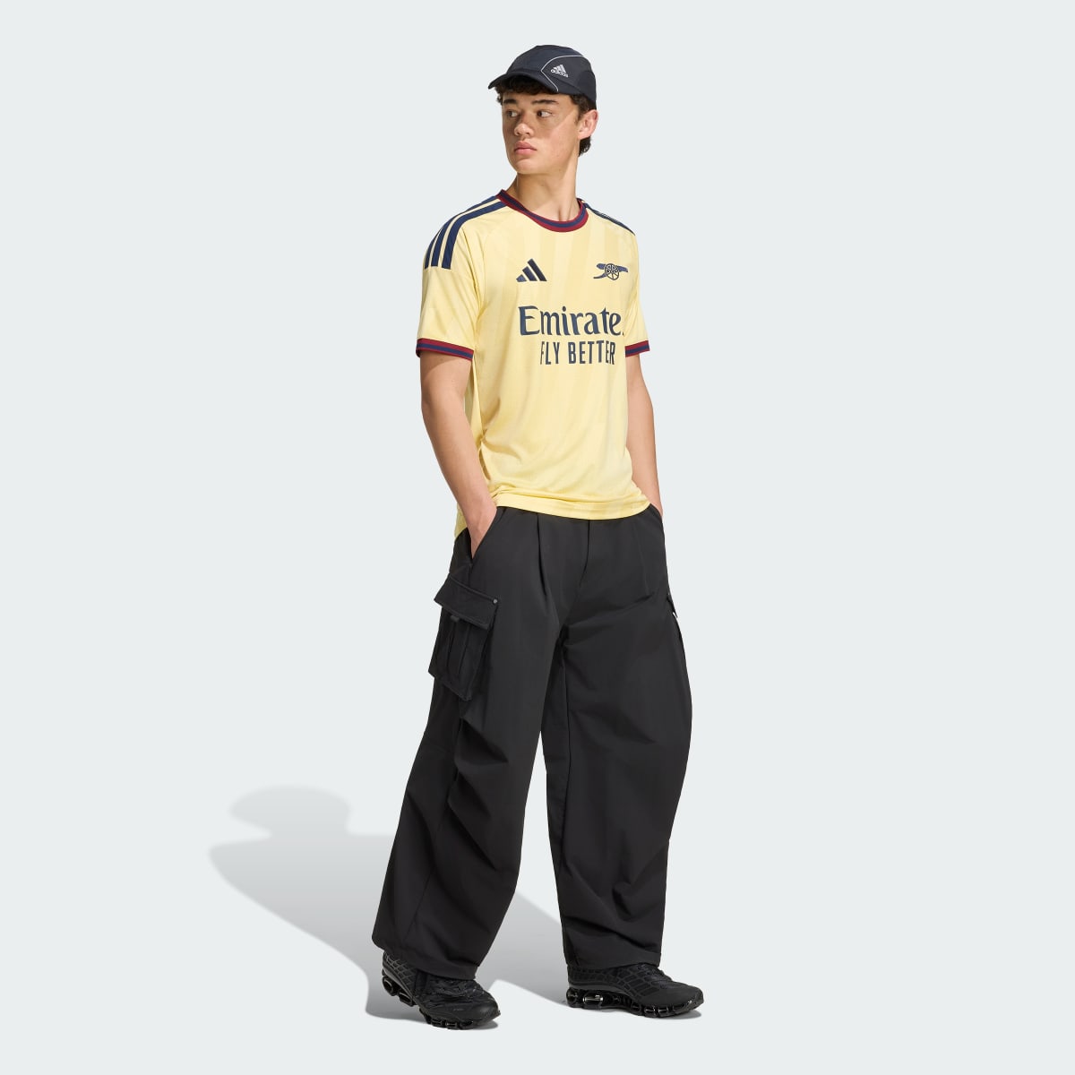 Camiseta deportiva para hombre color amarillo - vista 4