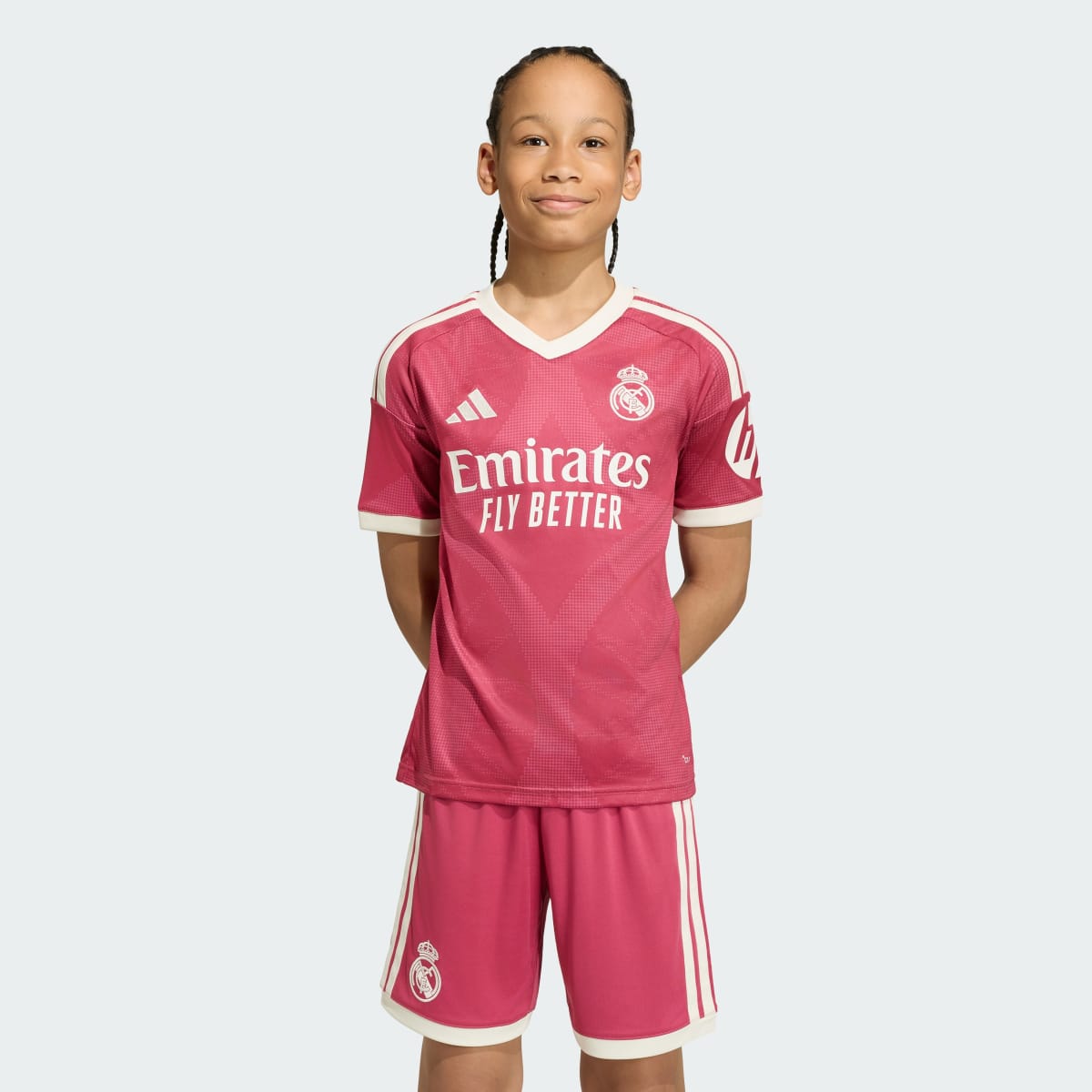 Camiseta deportiva para niños color rosa - vista 4