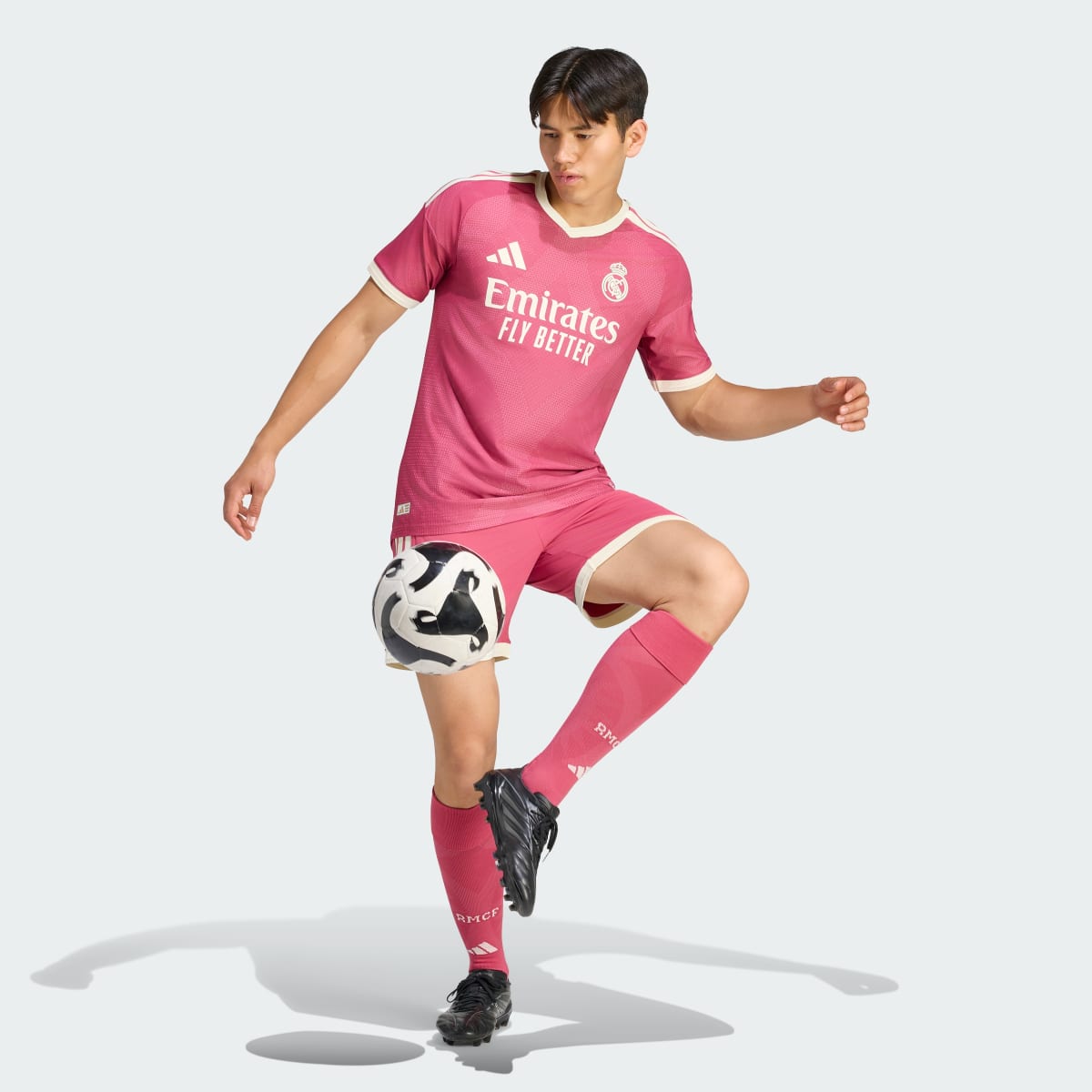 Camiseta deportiva para hombre color rosa - vista 5