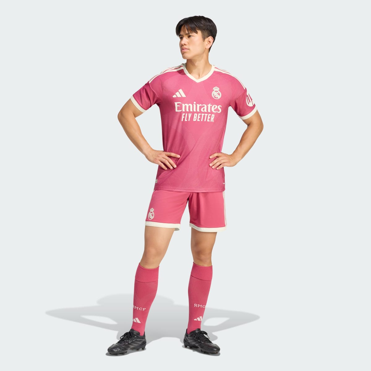 Camiseta deportiva para hombre color rosa - vista 7