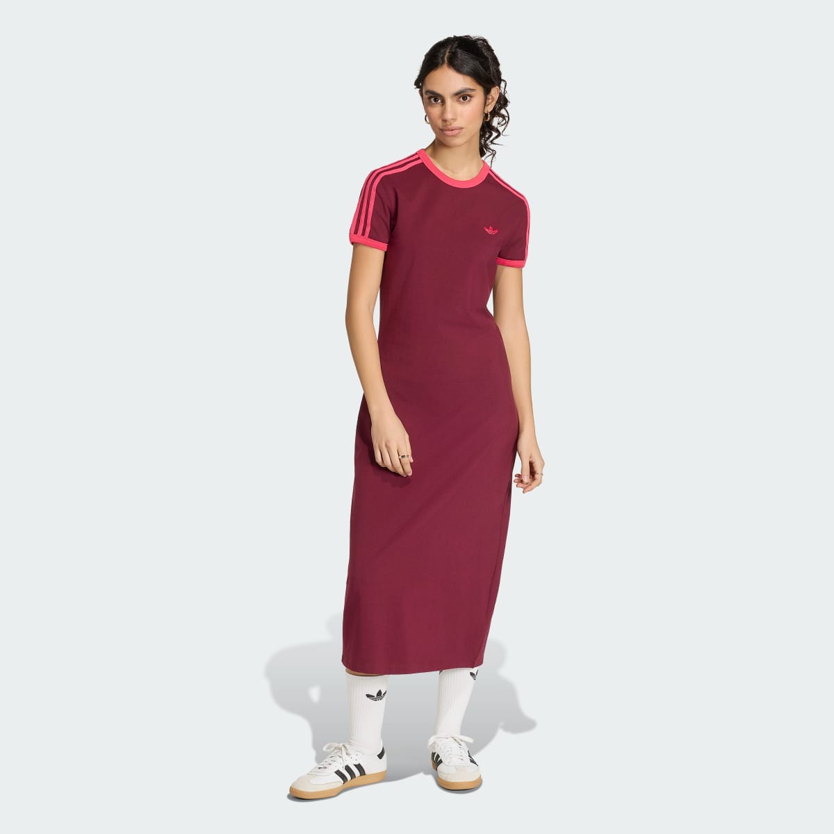 Prenda deportiva para mujer color granate y rosa - vista 1