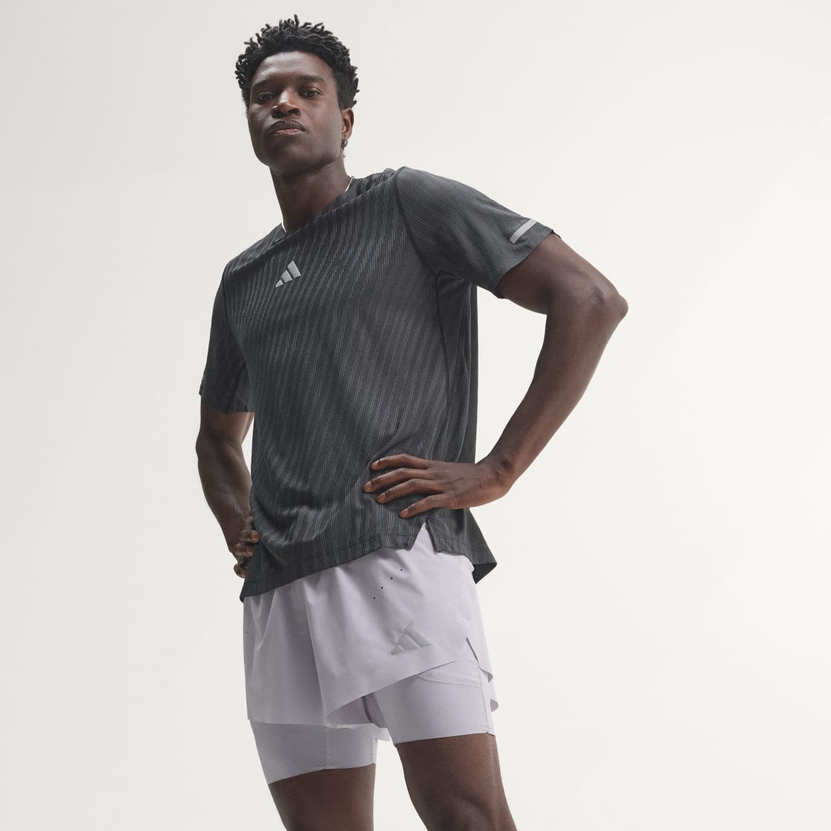 Short deportivo para hombre color gris - vista 1