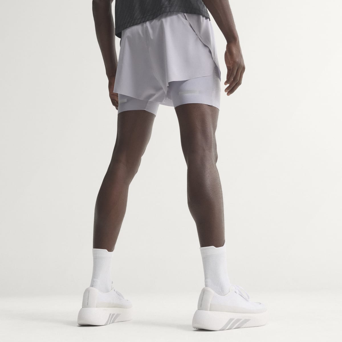 Short deportivo para hombre color gris - vista 2