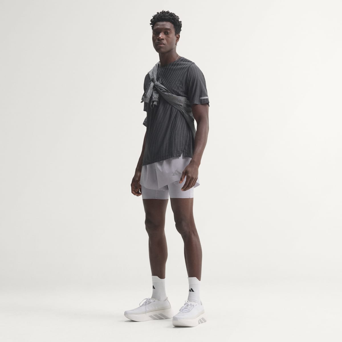 Short deportivo para hombre color gris - vista 5
