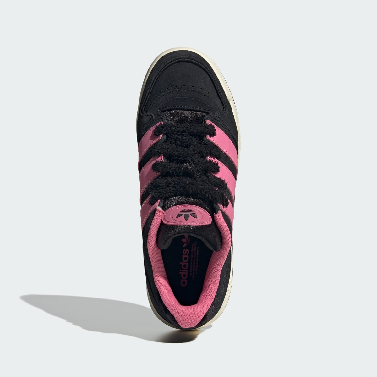 Tenis casuales para mujer color negro y rosa - vista 3