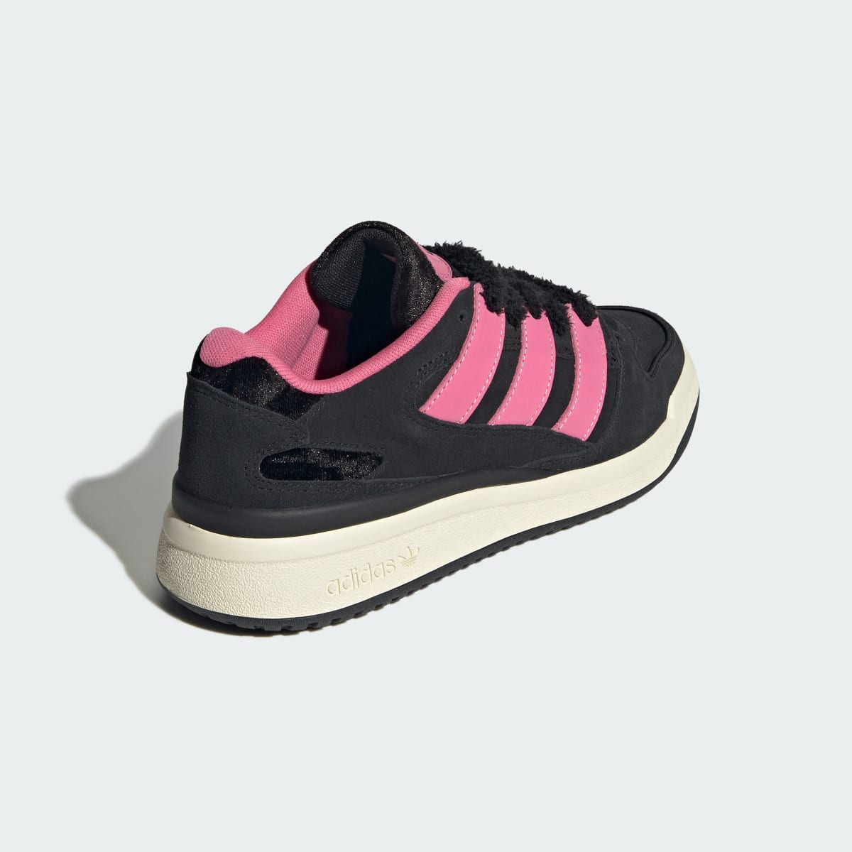 Tenis casuales para mujer color negro y rosa - vista 6