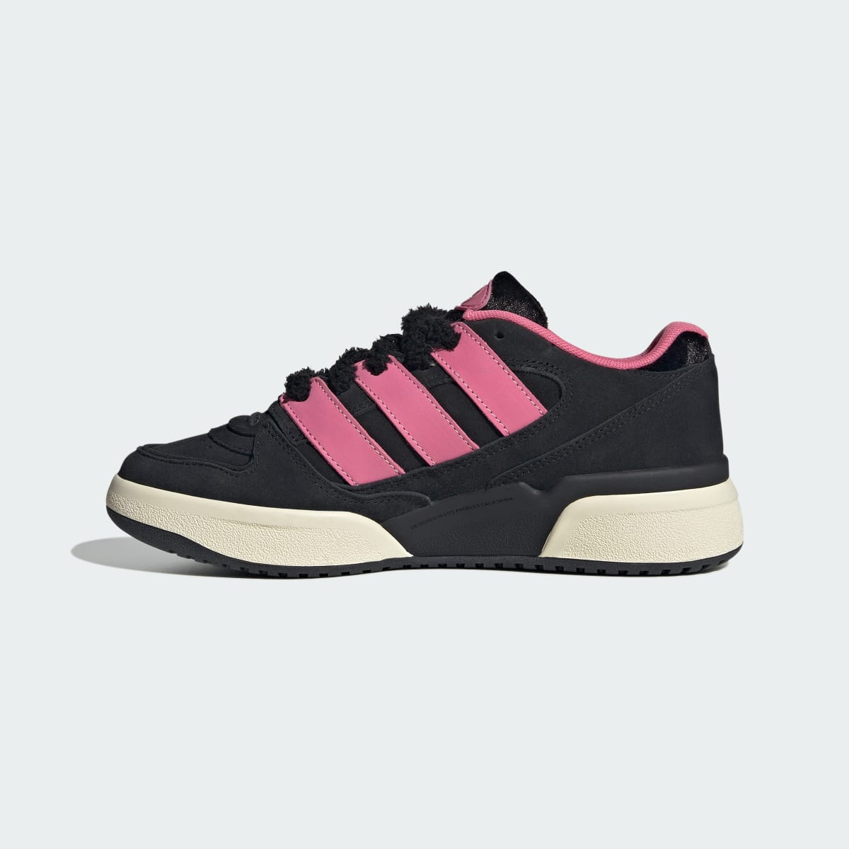 Tenis casuales para mujer color negro y rosa - vista 7