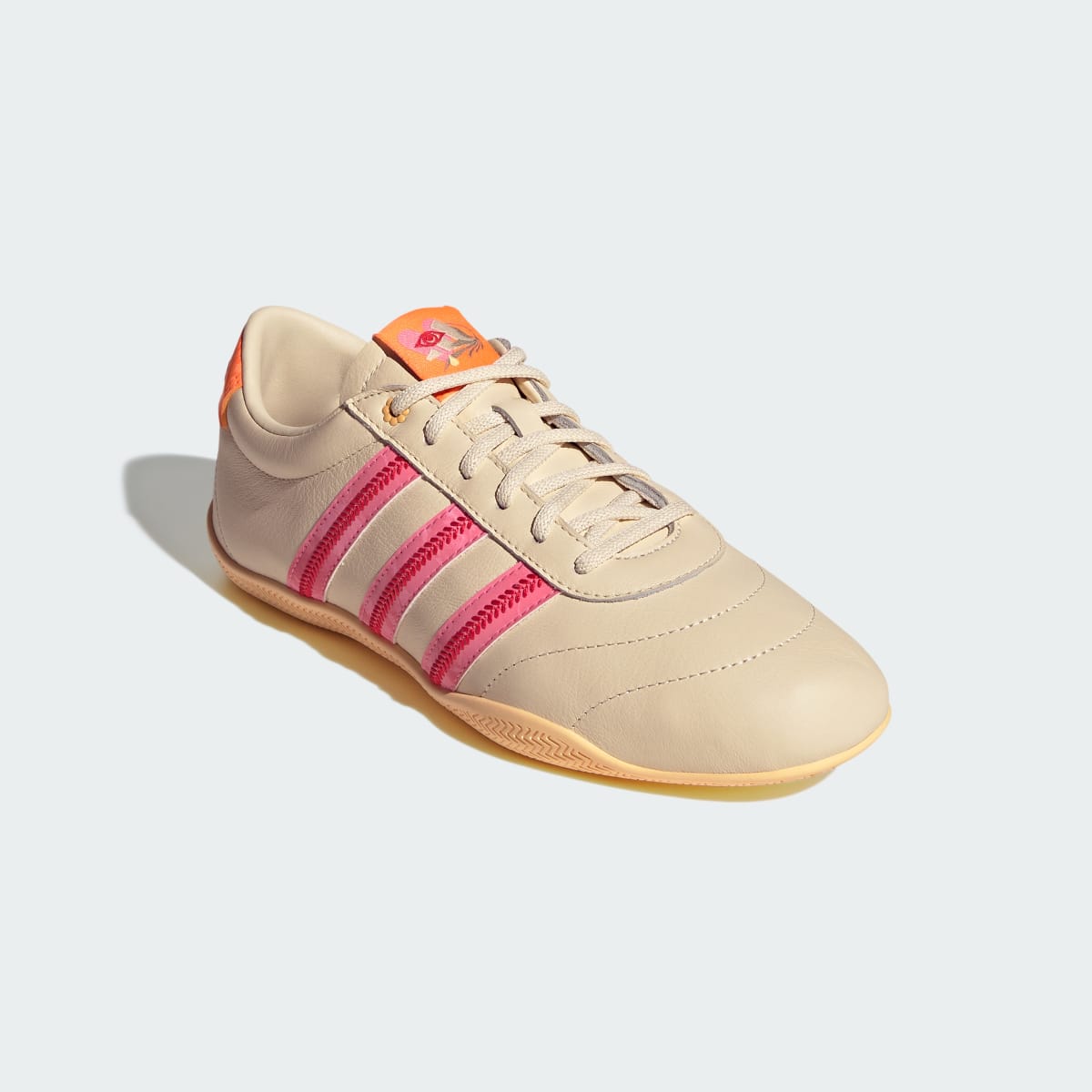 Tenis casuales para mujer color blanco y rosa - vista 6