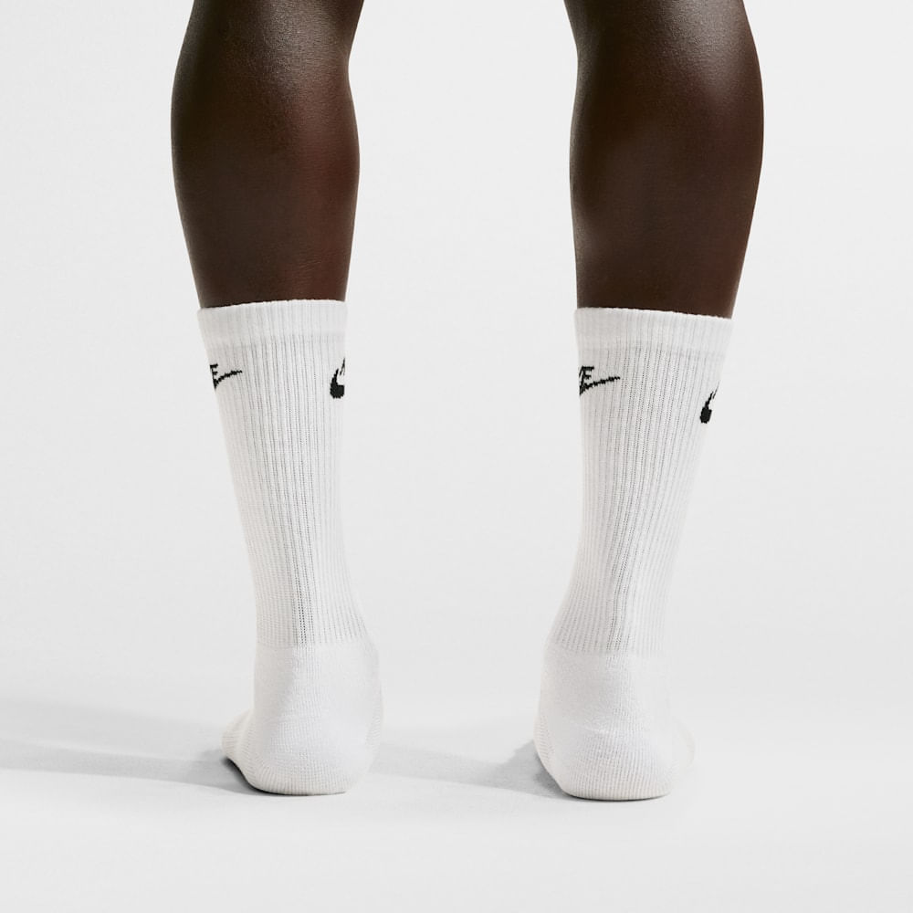 Medias de básquetbol para hombre en blanco · IH8522-901 - vista 5