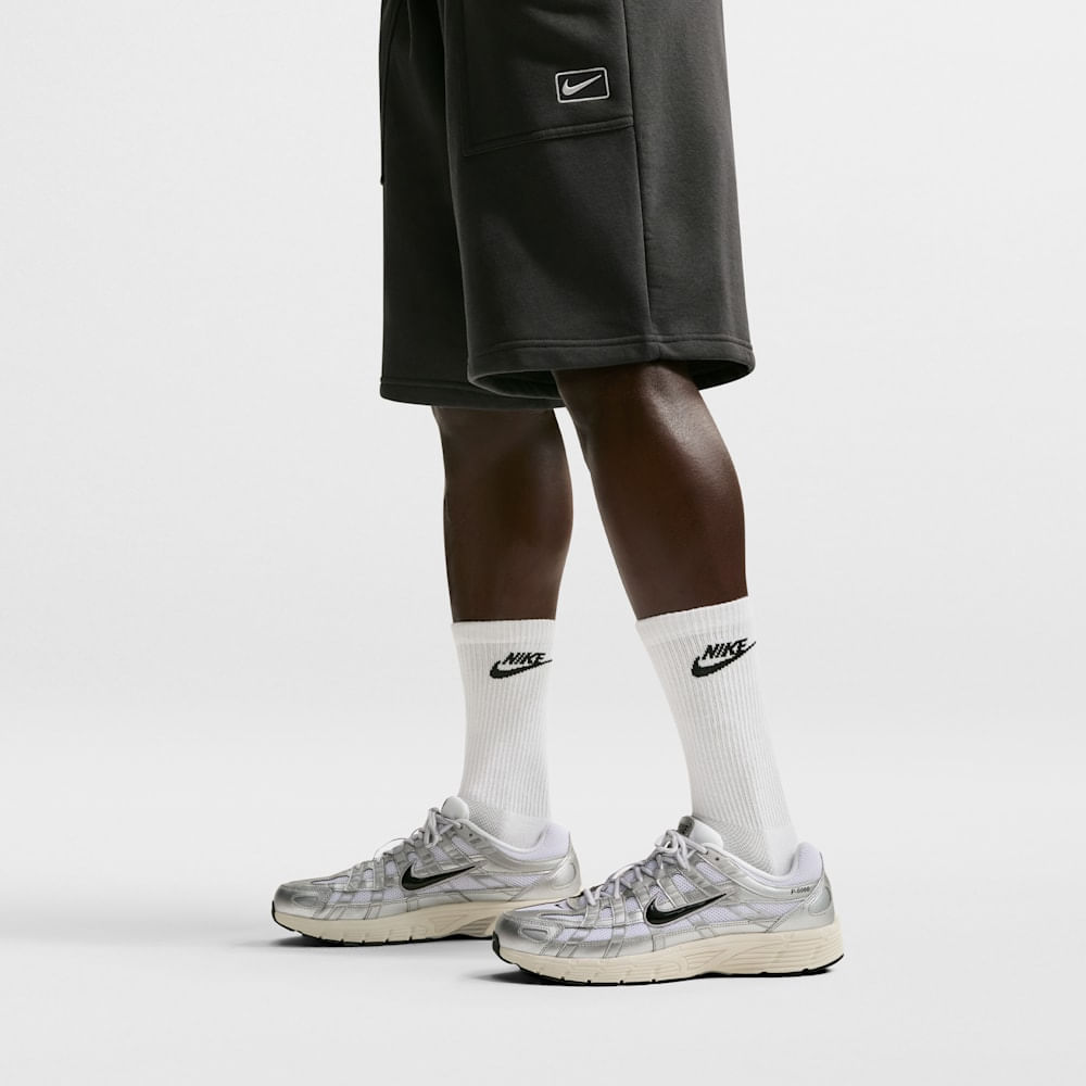 Medias de básquetbol para hombre en blanco · IH8522-901 - vista 6