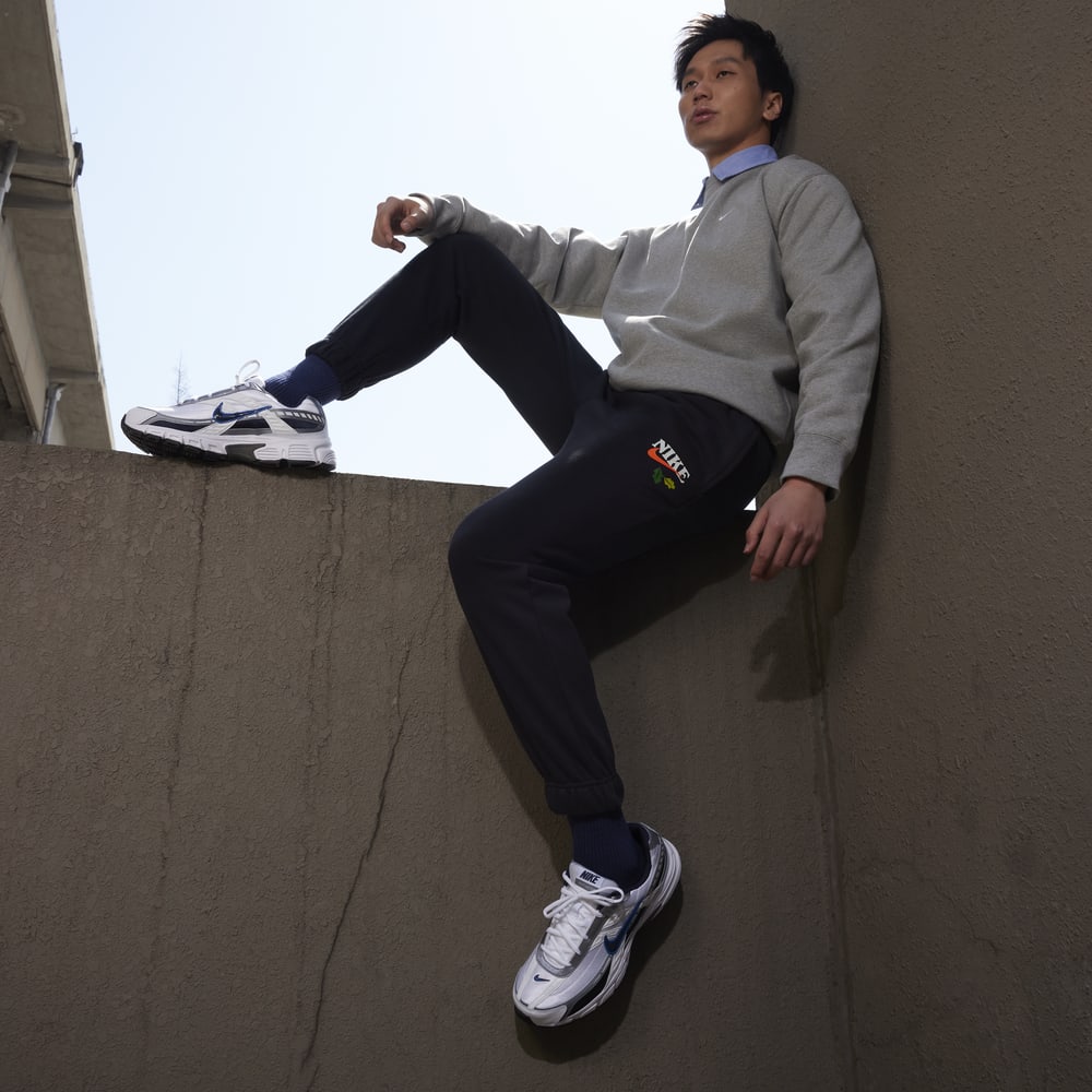 Tenis casual para hombre en blanco · 394055-101 - vista 7
