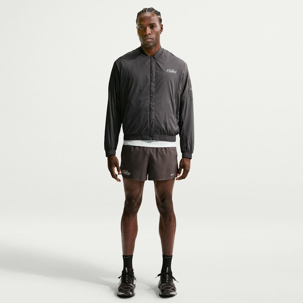 Chaquetas para correr para hombre en gris · IO0548-254 - vista 4