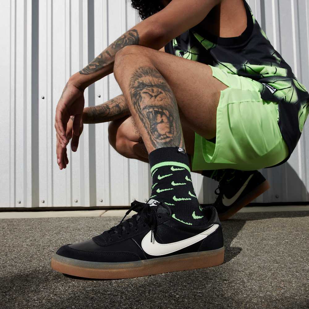 Tenis casual para hombre en negro · 432997-070 - vista 2