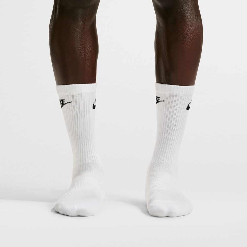 Medias de básquetbol para hombre en blanco · IH8522-901 - vista 4