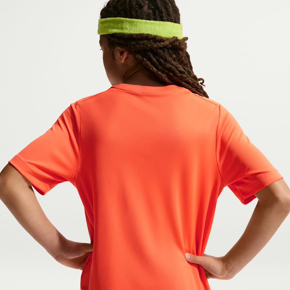 Camisetas y esqueletos para entrenamiento para niño en naranja · IF2430-842 - vista 2