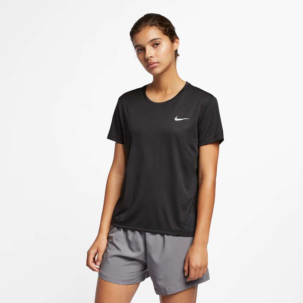 Camisetas y esqueletos para correr para mujer en negro · AJ8121-010 - vista 1