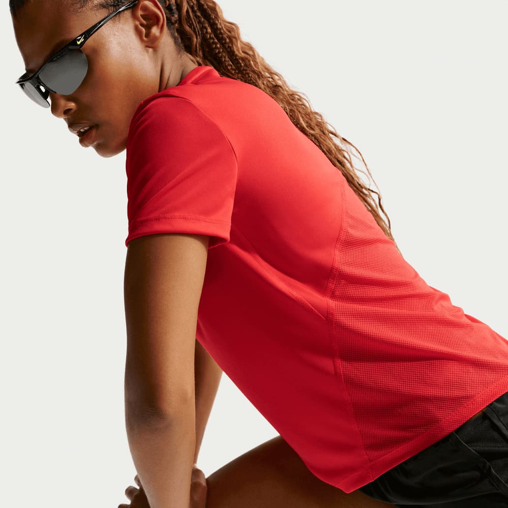 Camisetas y esqueletos para correr para mujer en rojo · AJ8121-696 - vista 3
