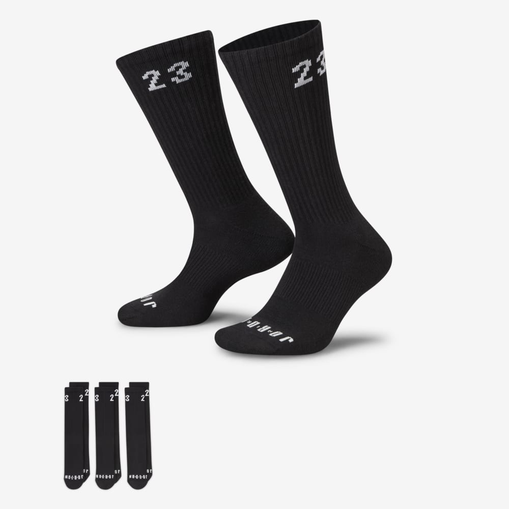 Medias de básquetbol para hombre en negro · DA5718-010 - vista 1