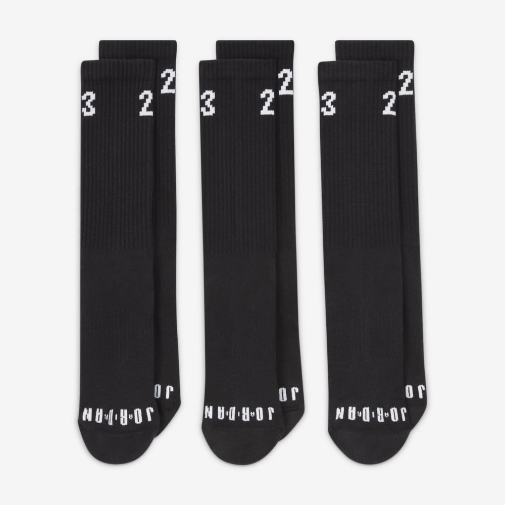 Medias de básquetbol para hombre en negro · DA5718-010 - vista 2