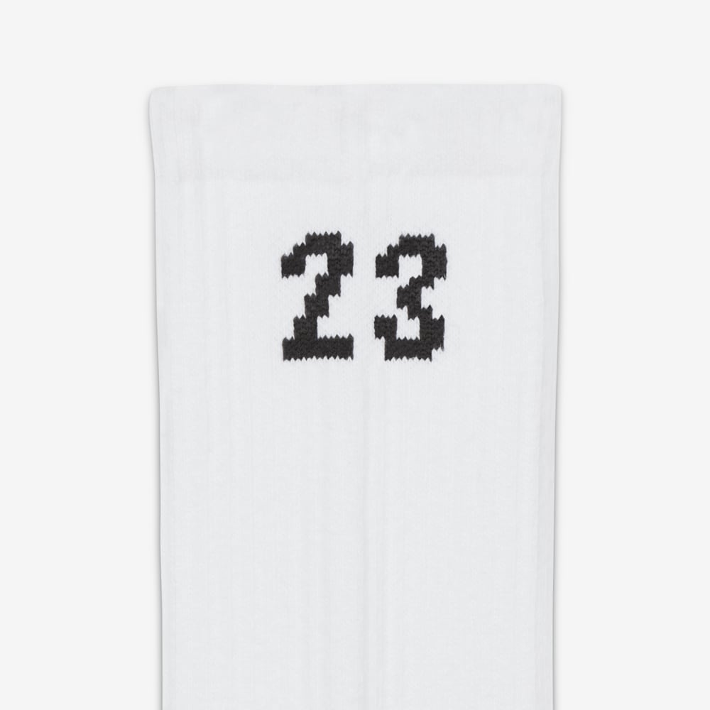 Medias de básquetbol para hombre en blanco · DA5718-100 - vista 4