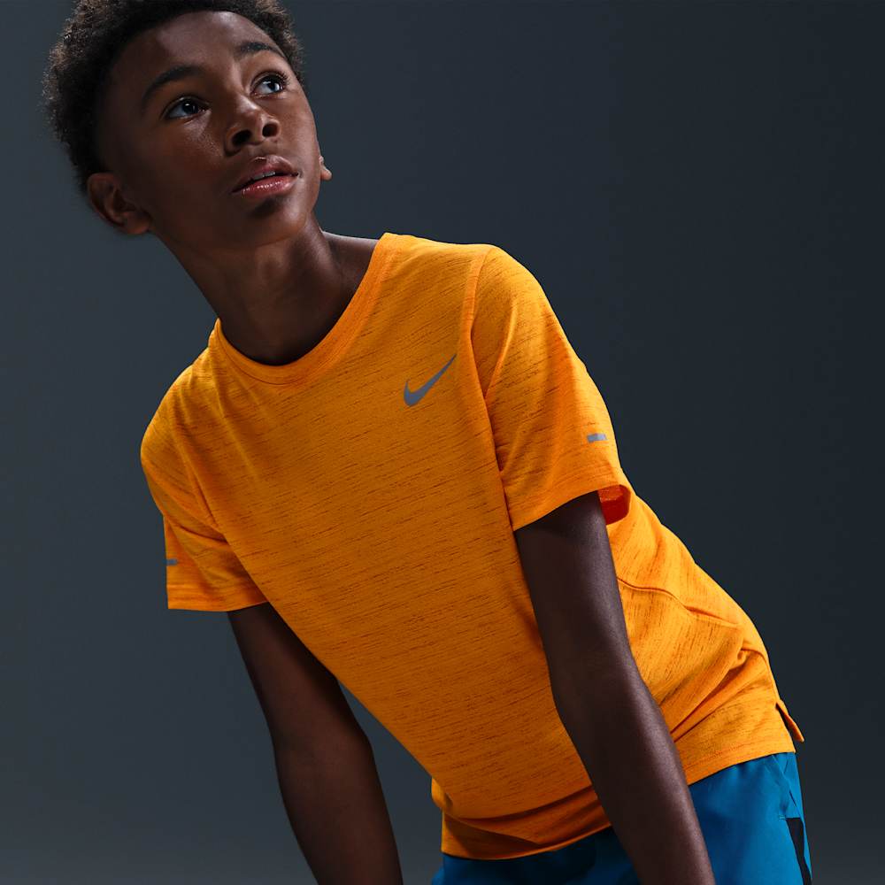 Camisetas y esqueletos para entrenamiento para niño en naranja · DD3055-873 - vista 3