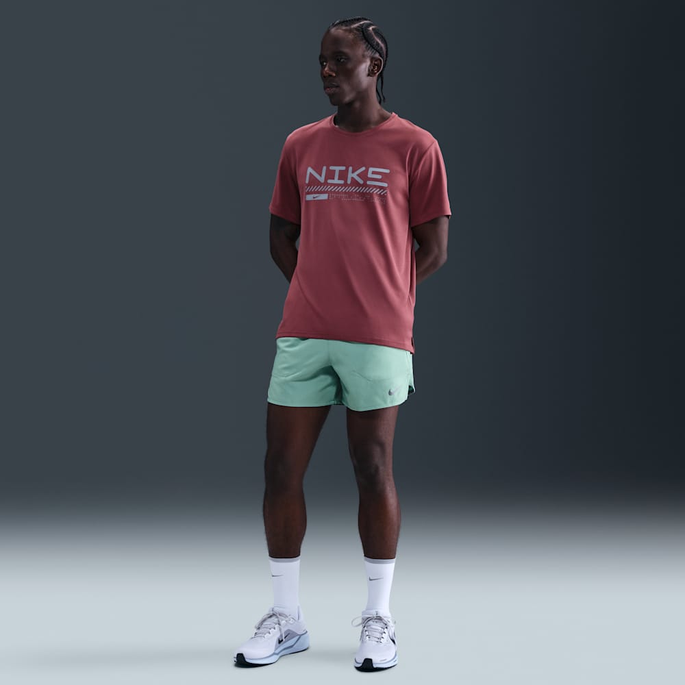 Shorts y Pantalonetas para correr para hombre en verde · DM4755-017 - vista 1