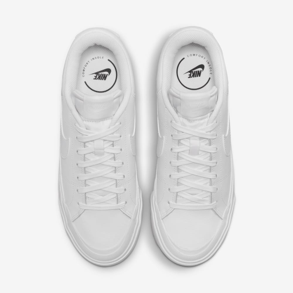 Tenis casual para mujer en blanco · DM7590-101 - vista 5