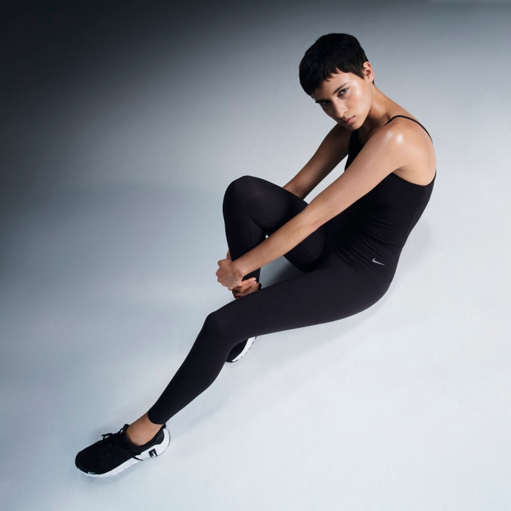 Leggins y Licras deportivas para entrenamiento para mujer en negro · DQ6015-010 - vista 4