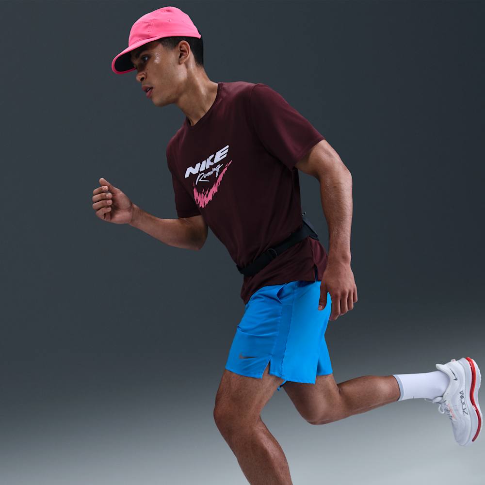 Shorts y Pantalonetas para correr para hombre en azul · DV9359-446 - vista 5