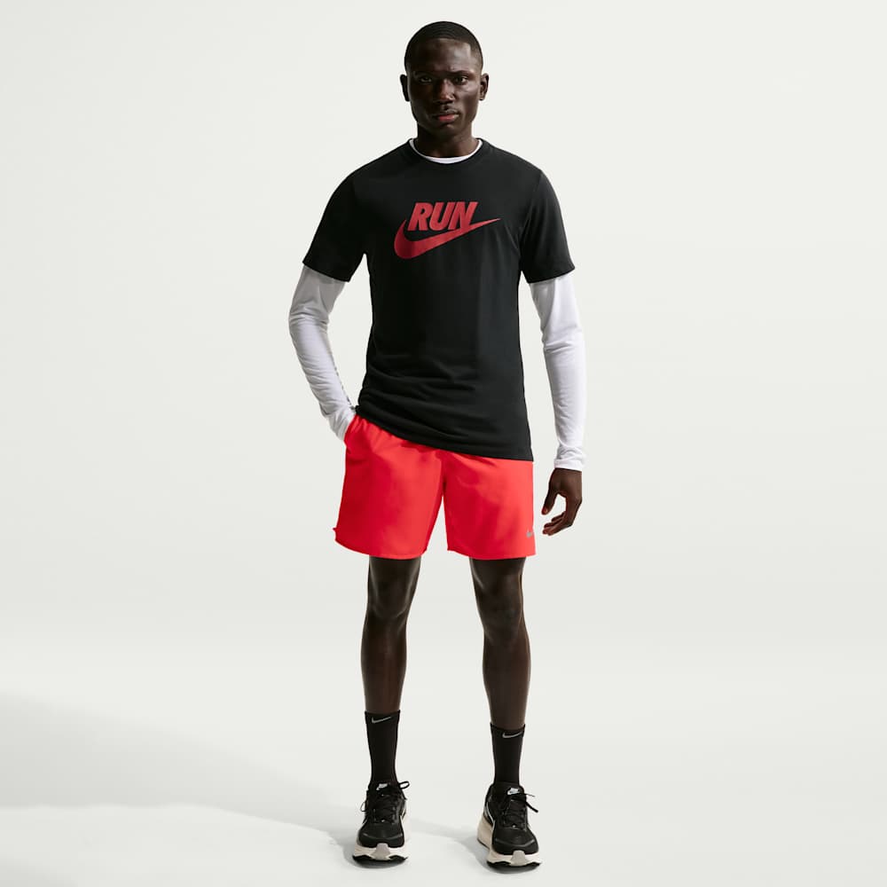 Shorts y Pantalonetas para correr para hombre en rojo · DV9359-696 - vista 1