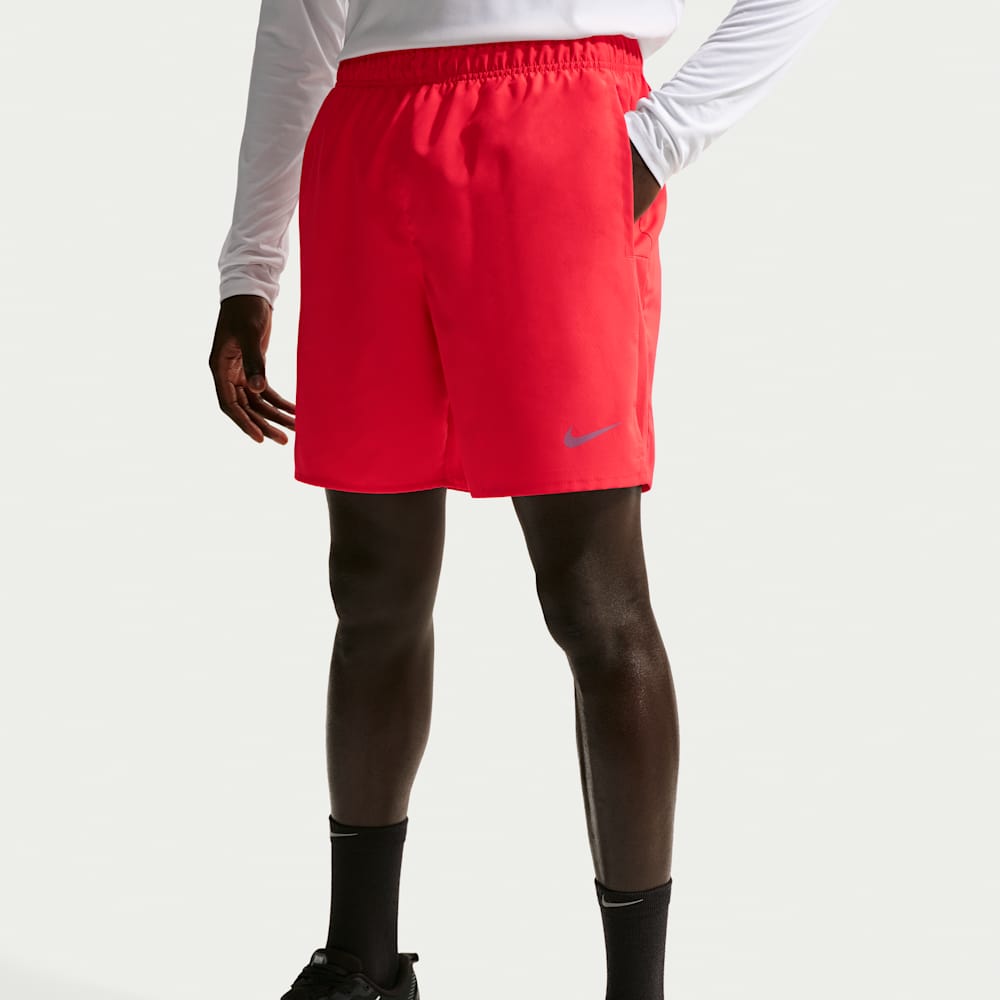 Shorts y Pantalonetas para correr para hombre en rojo · DV9359-696 - vista 2