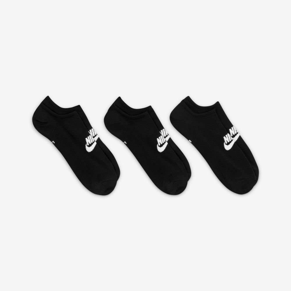 Medias casual para hombre en negro · DX5075-010 - vista 3