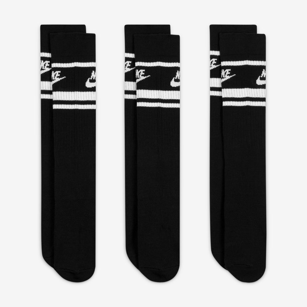 Medias casual para hombre en negro · DX5089-010 - vista 2
